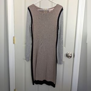 Colorblock Midi Philosophy Dress